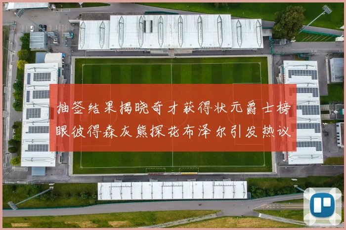抽签结果揭晓奇才获得状元爵士榜眼彼得森灰熊探花布泽尔引发热议